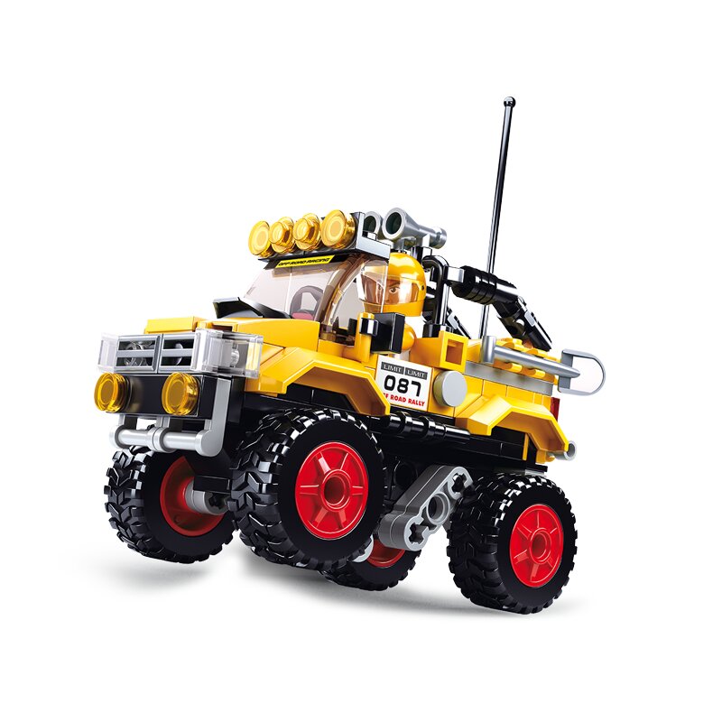 Sluban Off-Road Vehicle yellow bouwstenen set
