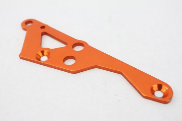 Aluminium engine mount rechts - Oranje