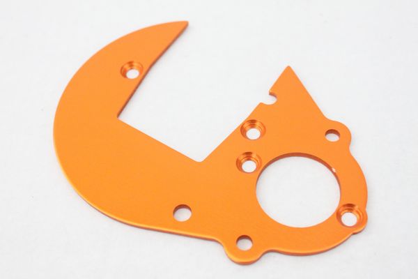 Aluminium gear plate - Oranje