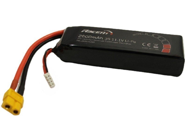 Volantex 11.1V 3S 2600mAh lipo accu met XT60 stekker