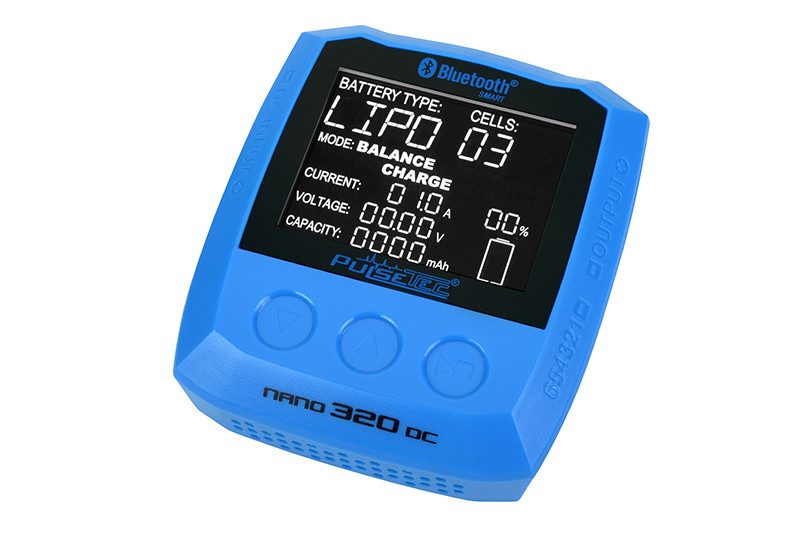 Pulsetec Nano 320 DC lader (LiFe, LiIon, LiPo, LiHV, NiMH, NiCd en PB)