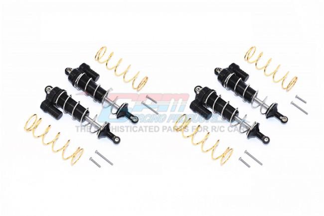 Aluminium Front/Rear Piggyback shocks 125mm, Black - Traxxas Maxx