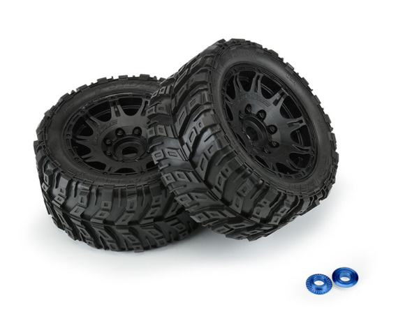 Proline Masher X XP HP Belted Tyres Mounted - Traxxas X-Maxx (PL10176-10)