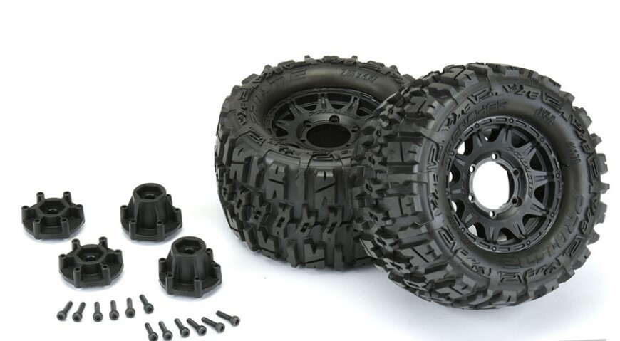 Proline Trencher 2.8" All Terrain Mounted banden op Raid Black 6x30 velgen