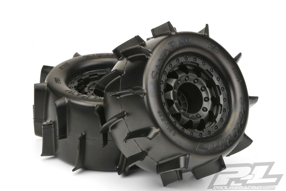Proline Sand Paw 2.8" set wielen (electro 4X4: FR/RR, electro 2WD: FR, nitro 2WD: RR)
