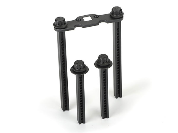 Proline extended front & rear body mounts voor oa. Traxxas E-Revo, Revo & Summit