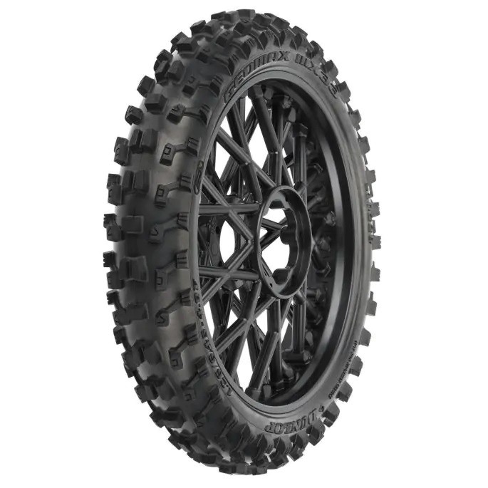 Proline 1/4 Dunlop Geomax MX33 V2 bead CR4 front tire MTD Black Promoto-MX