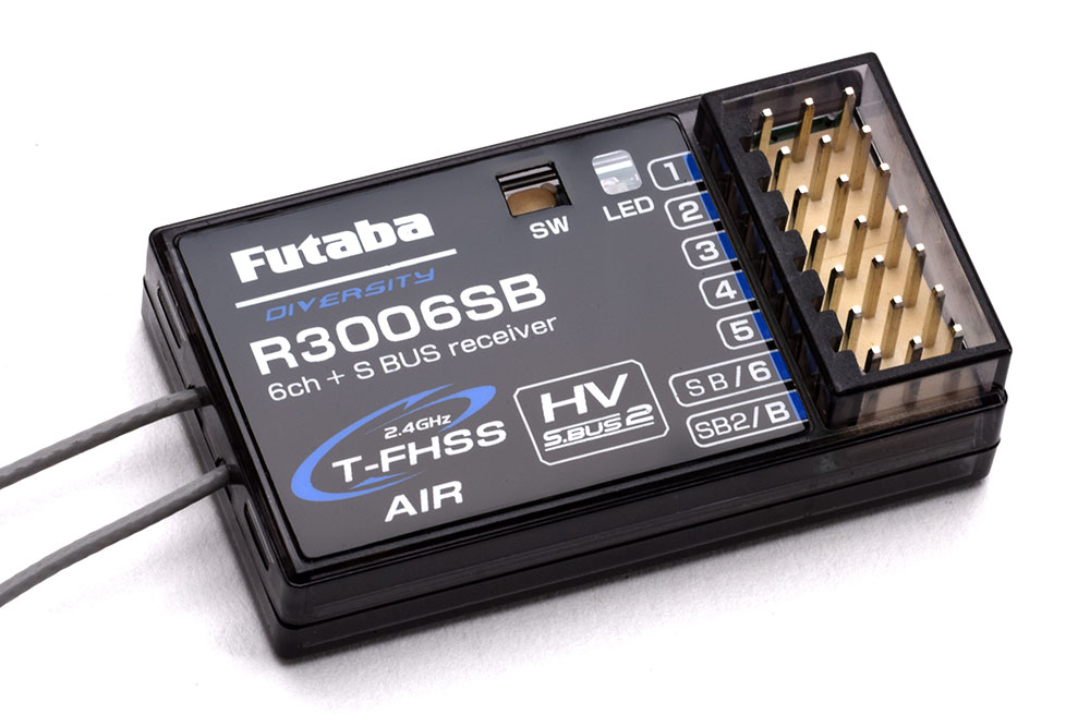 Futaba R3006SB 2,4Ghz ontvanger - T-FHSS (S-Bus) (HV)