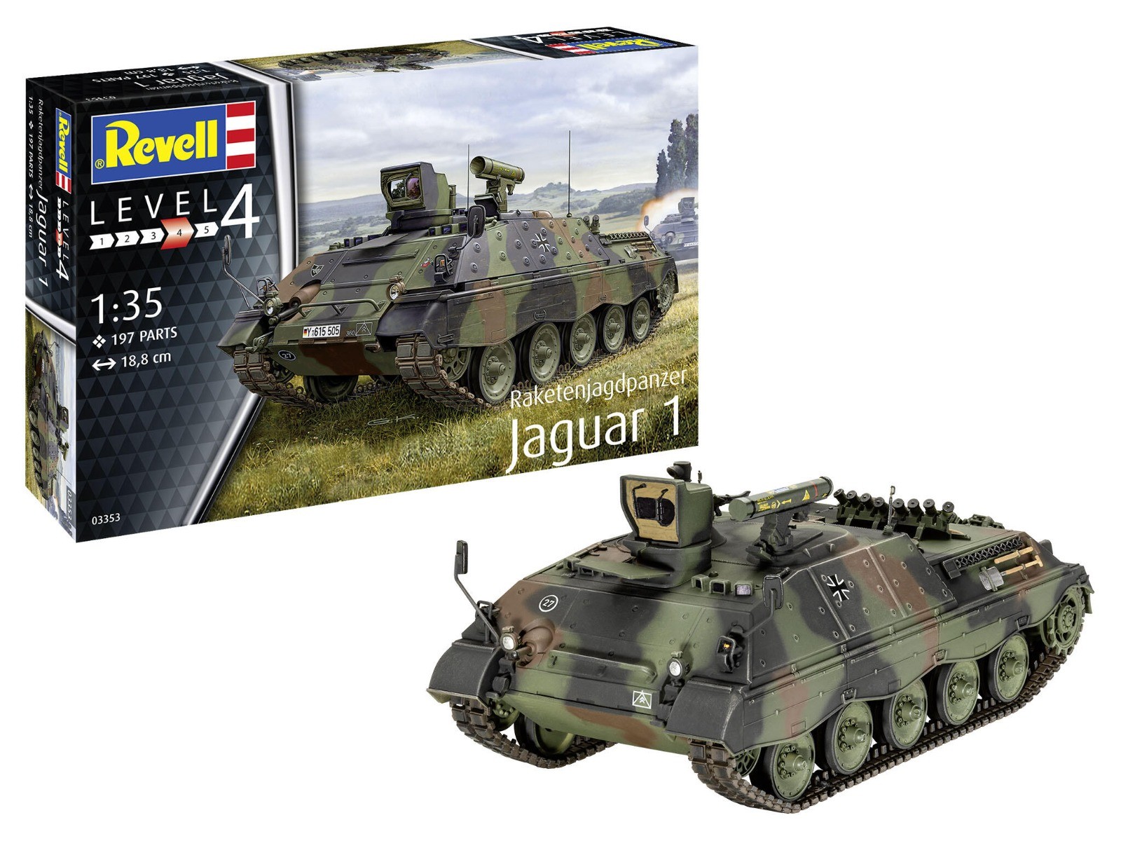 Revell 1/35 Raketenjagdpanzer Jaguar 1
