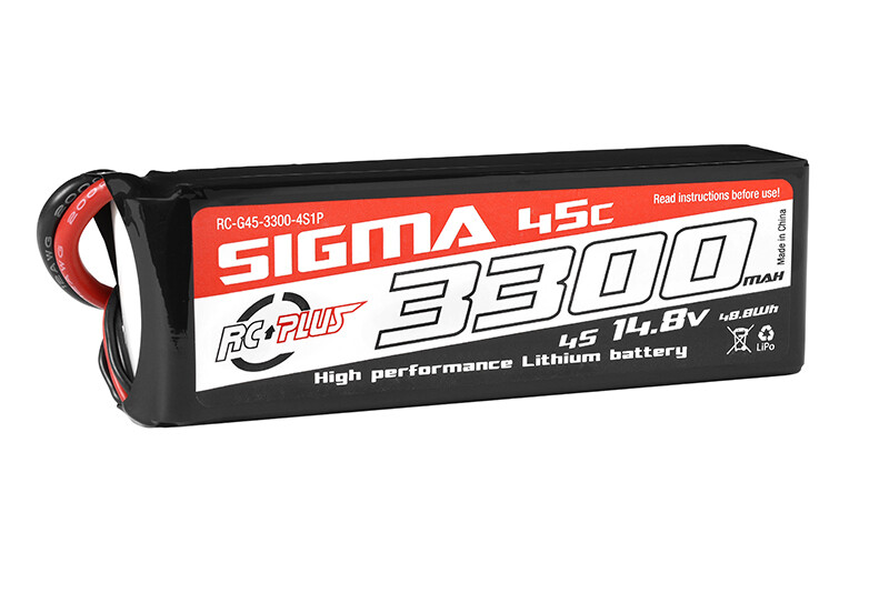 RC Plus Lipo 45c 14,8 volt 3300mah met XT60 stekker