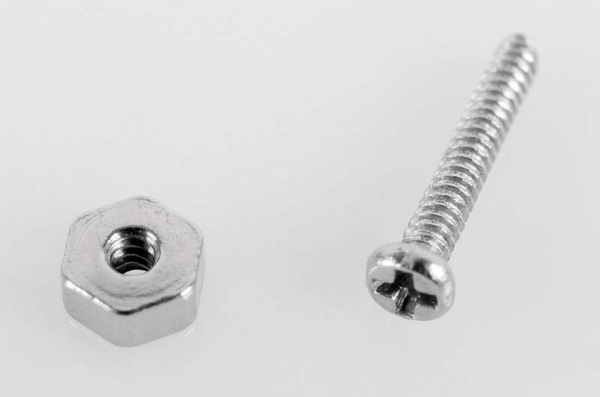 RC4WD 1mm x 6mm Machine Screw and Nut (VVV-C0002)