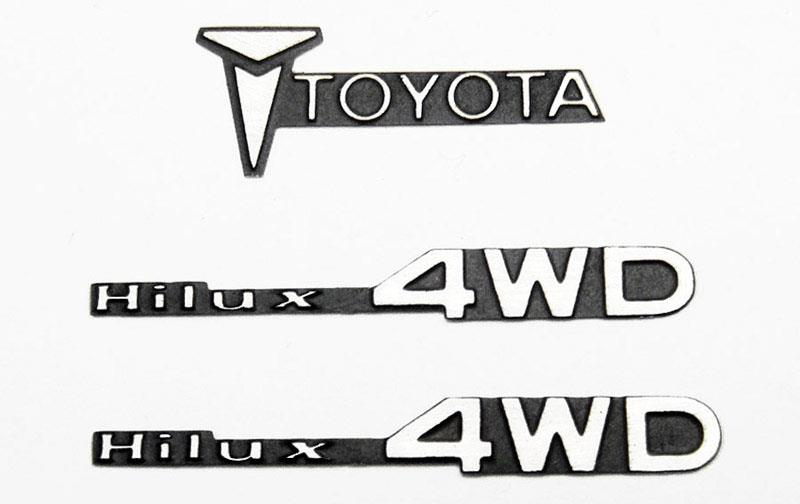 RC4WD 1/10 Metal Emblem for Tamiya Hilux (VVV-C0007)