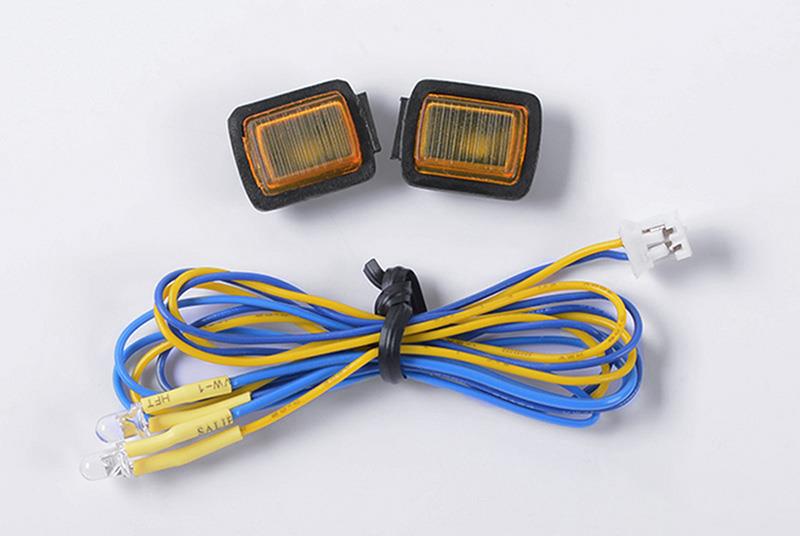 RC4WD Turn Signal LED Light Set for Tamiya CC01 Jeep Wrangler (Detailed) (VVV-C0092)