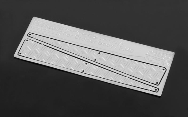 RC4WD Metal Side Diamond (A) Plates for RC4WD Cruiser Body (Silver) (VVV-C0134)