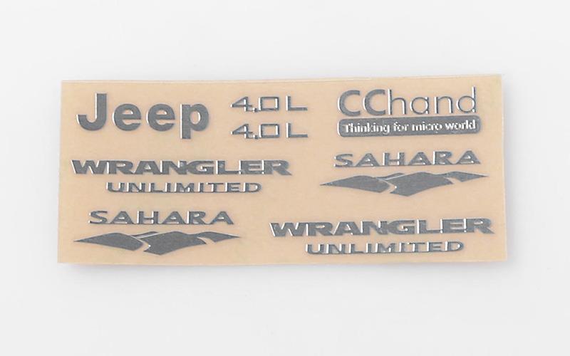 RC4WD Metal Emblems for Axial SCX10 Jeep Wrangler (VVV-C0176)