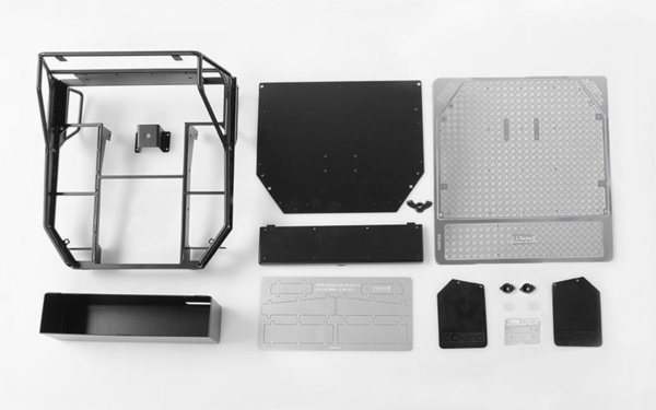 RC4WD Rear Tube Bed for Trail Finder 2 w/Mud Flaps (Black)1+ (VVV-C0253)