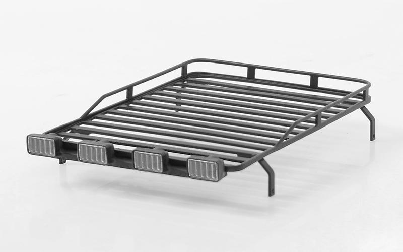 RC4WD Roof Rack with Light Pods for 1/18 Gelande D90 (Black) (VVV-C0279)