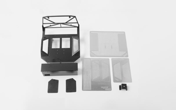 RC4WD Rear Tube Bed w/Mud Flaps for Trail Finder 2 (Black Style B) (VVV-C0300)