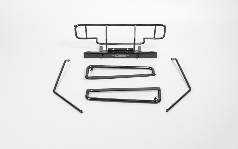 RC4WD Rhino Bumper, Sliders and Bumper Extension Package for Gelande 2 Cruiser (Black) (VVV-C0327)