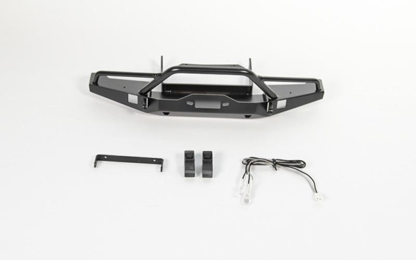 RC4WD Solid Front Bumper for Axial SCX10 II XJ (Black) (VVV-C0331)
