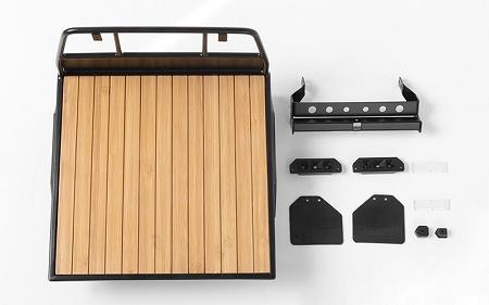 RC4WD Wood Flatbed w/Mudflaps for Mojave II Four Door Body Set (VVV-C0395)
