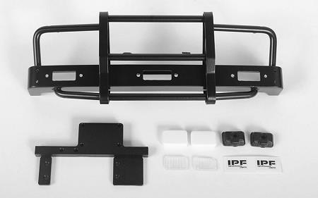 RC4WD Kangaroo Front Bumper w/Lights for Mojave II 2/4 Door Body Set (Black) (VVV-C0434)
