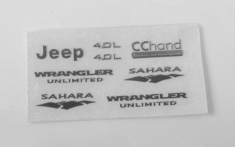 RC4WD Emblem Set for 1/18 Gelande II RTR w/Black Rock Body (VVV-C0576)