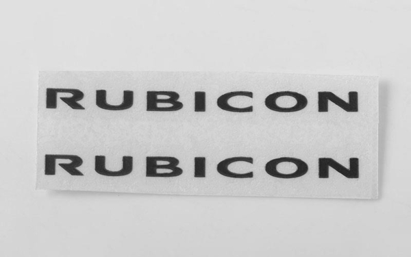 RC4WD Front Hood Logo for 1/18 Gelande II RTR W/Black Rock Body (Black) (VVV-C0578)