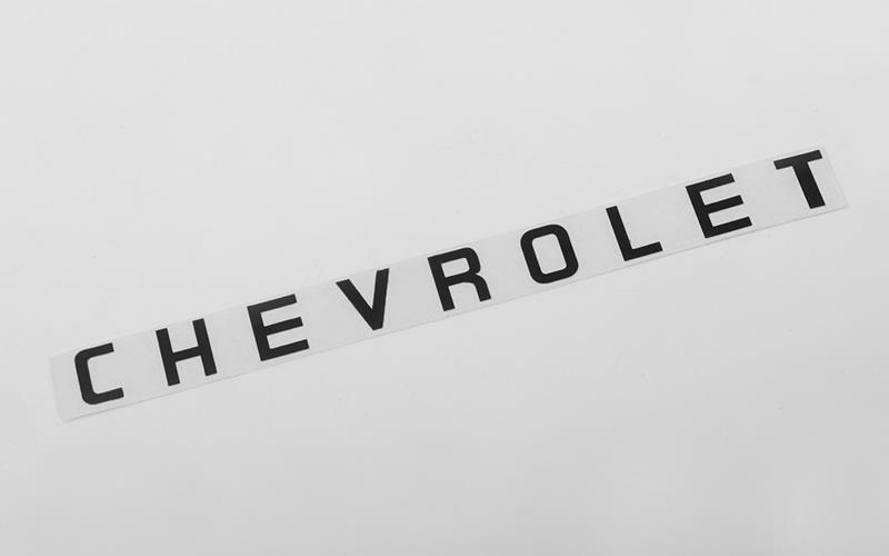 RC4WD Rear Metal Logo for Axial SCX10 II 1969 Chevrolet Blazer (Black) (VVV-C0637)