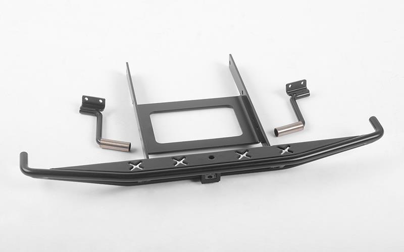 RC4WD Rough Stuff Metal Rear Bumper w/Exhaust Tips for Axial SCX10 II 1969 Chevrolet Blazer (Black) (VVV-C0648)