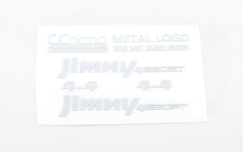 RC4WD Metal Emblems for MST 1/10 CMX w/ Jimny J3 Body (White) (VVV-C0658)
