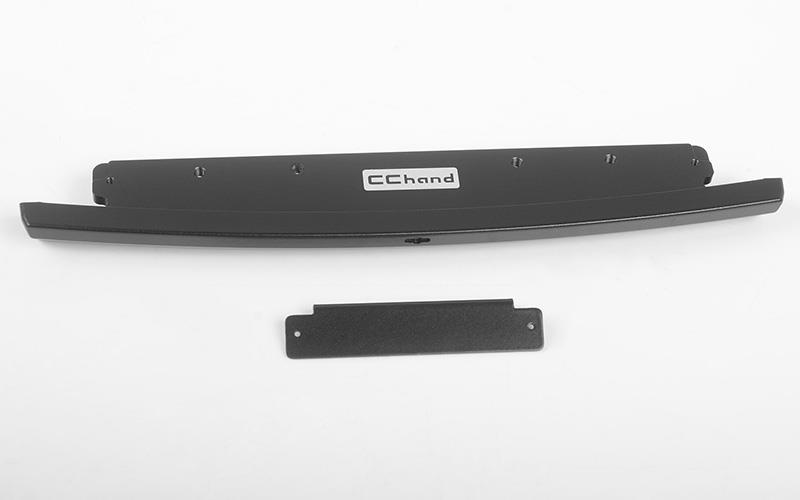 RC4WD Slick Metal Front Bumper for JS Scale 1/10 Range Rover Classic Body (Black) (VVV-C0686)