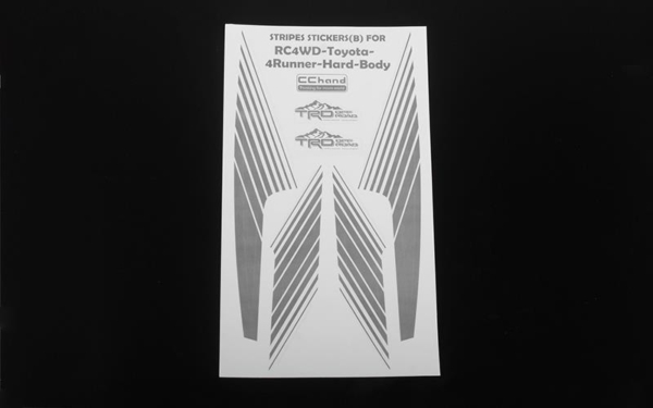 RC4WD Boogie Body Stripes for 1985 Toyota 4Runner Hard Body (VVV-C0751)