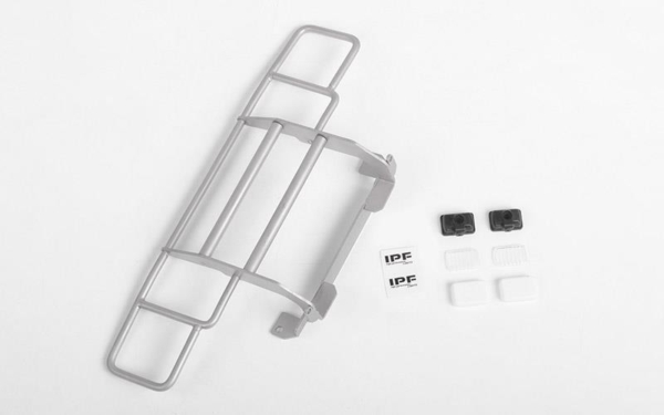 RC4WD Ranch Front Grille w/IPF Lights for Traxxas TRX-4 Chevy K5 Blazer (Silver) (VVV-C0786)