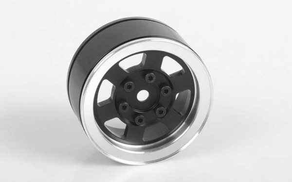 RC4WD Six-Spoke 1.55 Internal Beadlock Wheels (Black) (VVV-C0806)