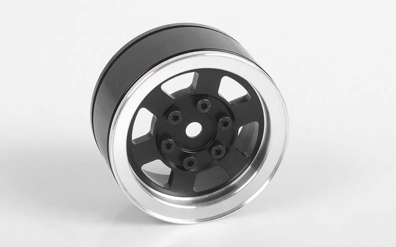 RC4WD Six-Spoke 1.55 Internal Beadlock Wheels (Black) (VVV-C0806)