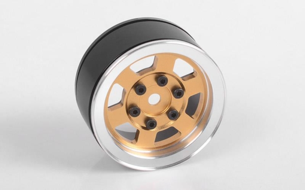 RC4WD Six-Spoke 1.55 Internal Beadlock Wheels (Gold) (VVV-C0808)