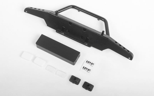 RC4WD Steel Stinger Front Winch Bumper w/ IPF Lights for Redcat GEN8 Scout II 1/10 Scale Crawler (VVV-C0817)