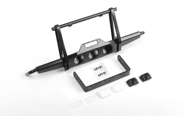 RC4WD Shirya Front Bumper w/ IPF Lights for Vanquish VS4-10 Origin Body (Black) (VVV-C0954)