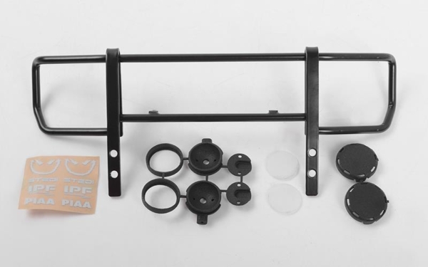 RC4WD Command Front Bumper w/ Black Lights for Traxxas Mercedes-Benz G 63 AMG 6x6 (VVV-C0992)