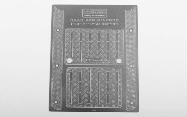 RC4WD Rear Bed Diamond Plate for Vanquish VS4-10 Origin Body (VVV-C1007)
