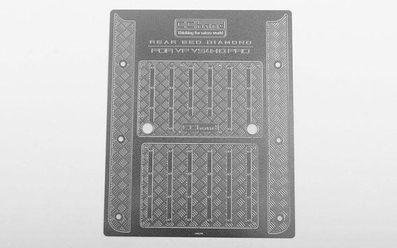 RC4WD Rear Bed Diamond Plate for Vanquish VS4-10 Origin Body (VVV-C1007)