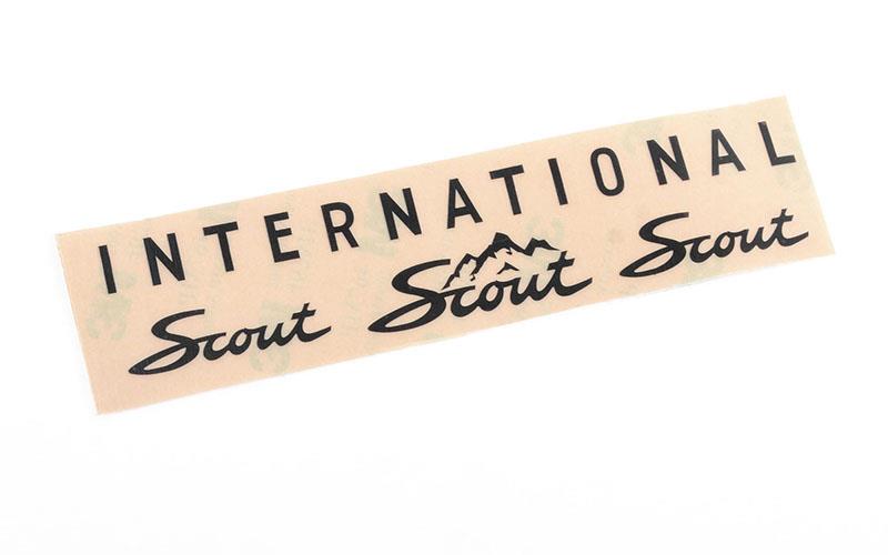 RC4WD Rear Emblems for Vanquish VS4-10 Origin Halfcab Body (Black) (VVV-C1031)