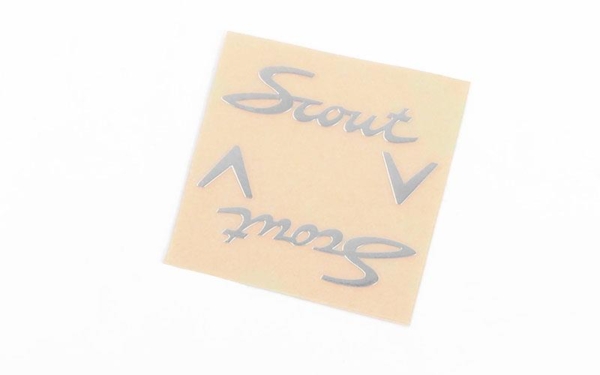 RC4WD Side Metal Emblems for Vanquish VS4-10 Origin Halfcab Body (Silver) (VVV-C1032)