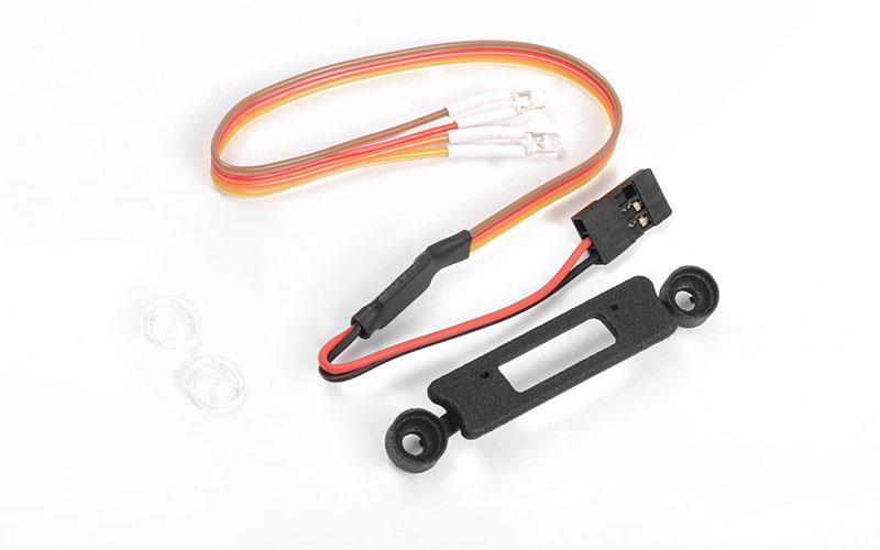 RC4WD Micro Series Headlight Insert w/ LED Lighting System for Axial SCX24 1/24 Jeep Wrangler RTR (VVV-C1050)