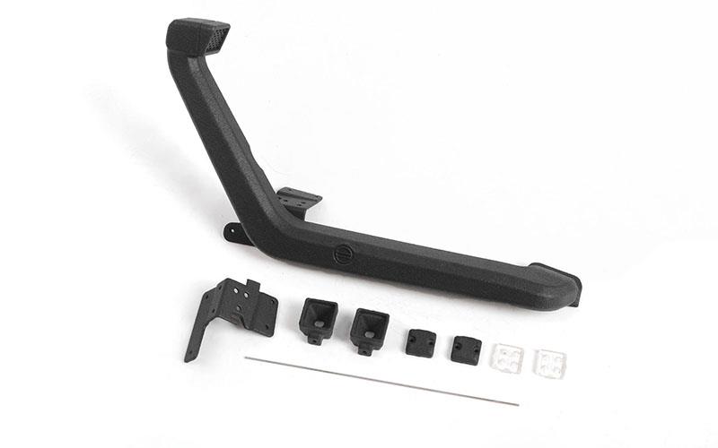 RC4WD Snorkel w/ Flood Lights and Antenna for Axial 1/10 SCX10 III Jeep (Gladiator/Wrangler) (VVV-C1073)