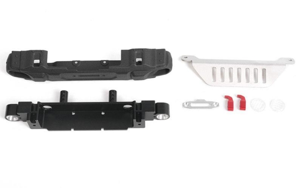 RC4WD OEM Narrow Front Winch Bumper w/ Steering Guard for Axial 1/10 SCX10 III Jeep (Gladiator/Wrangler) (VVV-C1102)