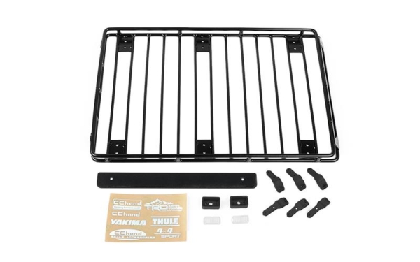 RC4WD Steel Tube Roof Rack W/ Rear Utility Lights for Axial 1/10 SCX10 III Jeep JLU Wrangler (VVV-C1143)