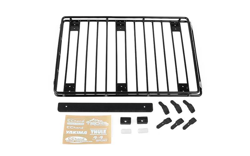 RC4WD Steel Tube Roof Rack W/ Rear Utility Lights for Axial 1/10 SCX10 III Jeep JLU Wrangler (VVV-C1143)