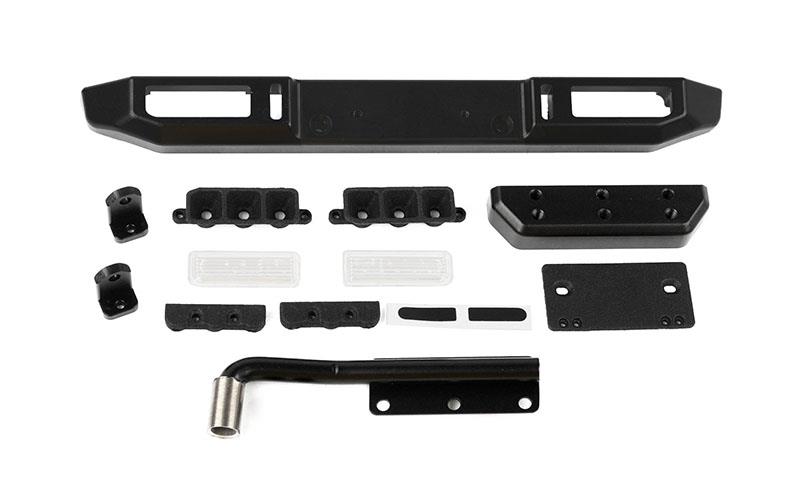 RC4WD Guardian Steel Rear Bumper W/ Exhaust for MST 4WD Off-Road Car Kit W/ J4 Jimny Body (Style A) (VVV-C1198)